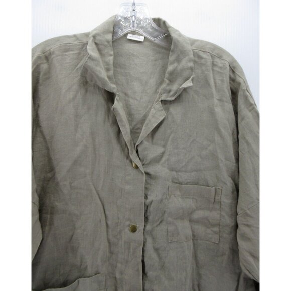 Artists & Revolutionaries Top OS Linen Blouse Peasant Lagenlook * - Picture 2 of 11